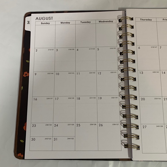 Sloth Academic Planner w/Tabs July 20 - June 2021 - Picture 3 of 9